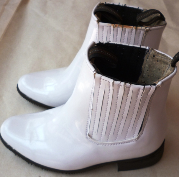 MEXICAN CHARRO TODDLERS BOOTS WHITE